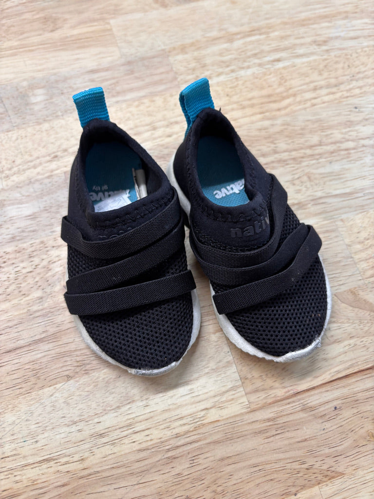 Native Toddler Jogger Runners – Black, Size 5