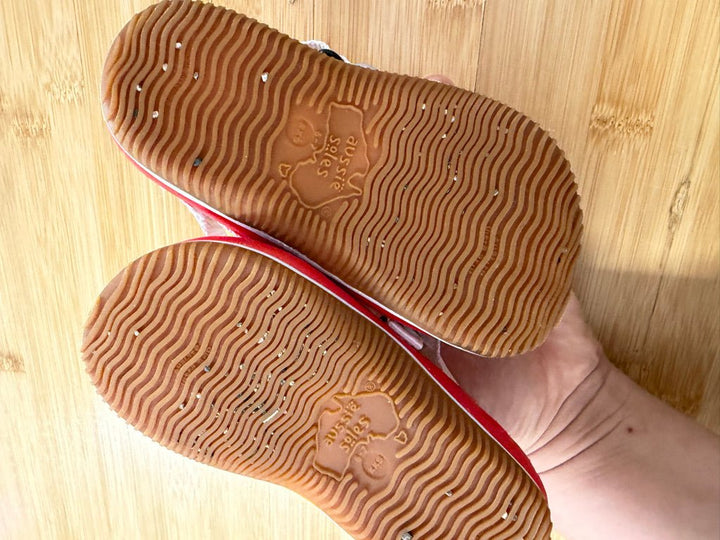 Aussie Soles Outdoor Sandals – 6/7 | Red - Nest and Sprout-Consignment