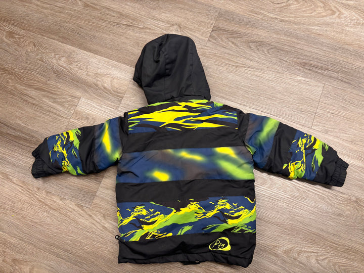 Pinzel Winter Jacket 3Y – Blue/Green Print FAIR