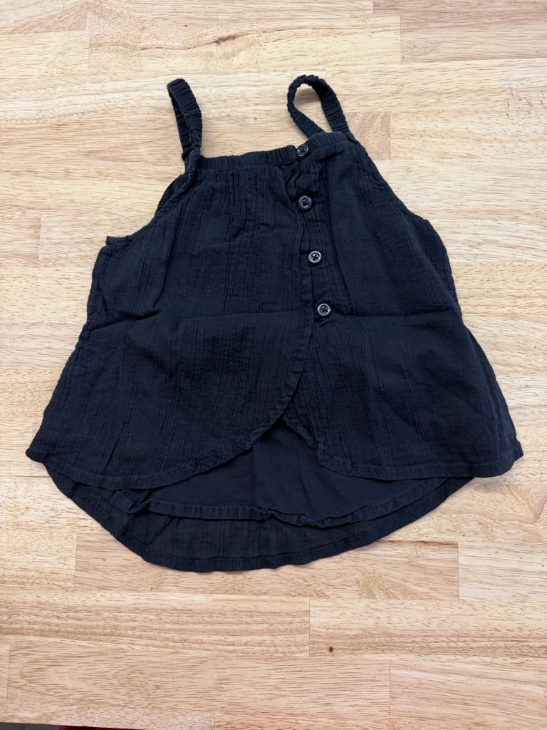 Old Navy Scallop Tulip Back Tank Top – 4T | Black