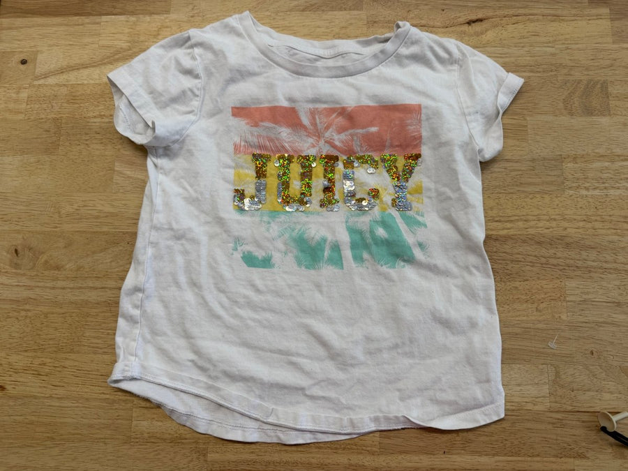 Juicy Couture Sequin T-Shirt | Size 8–10 - Nest and Sprout - Consignment