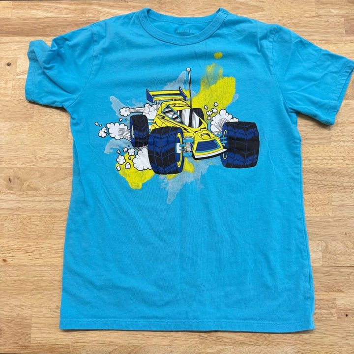 The Children's Place Graphic T-Shirt – 10/12 | Race Car Print | Play - Nest and Sprout-Consignment