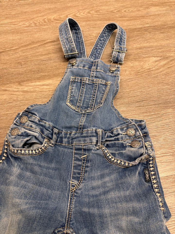 Silver Visha Size 10 Denim Overalls – Light Wash