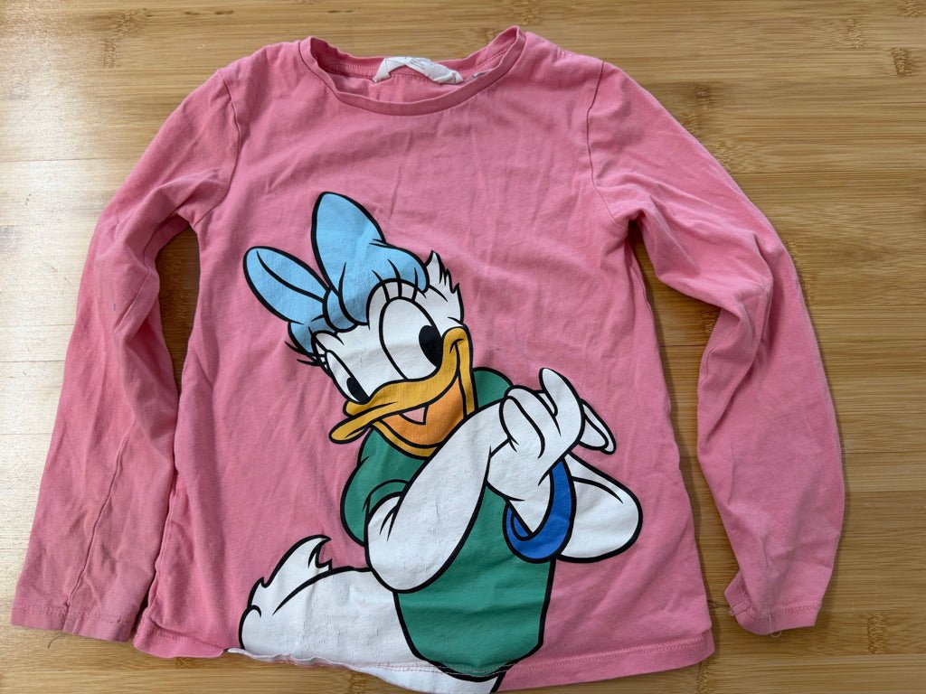 H&M Daisy Duck Long Sleeve Shirt – 7/8 | Play - Nest and Sprout-Consignment