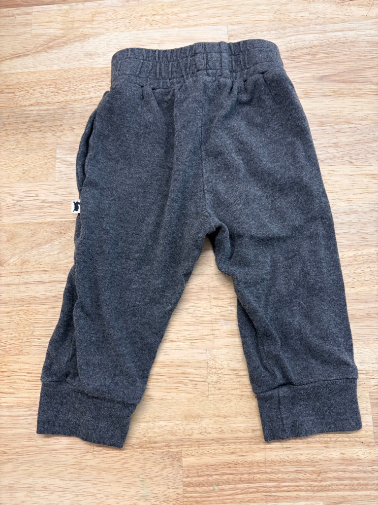 Little & Lively 0-6 Months Charcoal Sweatpants