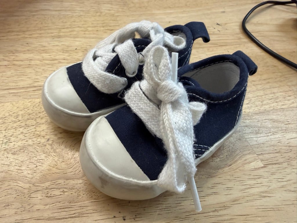 Baby Gap Sneakers – Size 2 | Blue - Nest and Sprout - Consignment