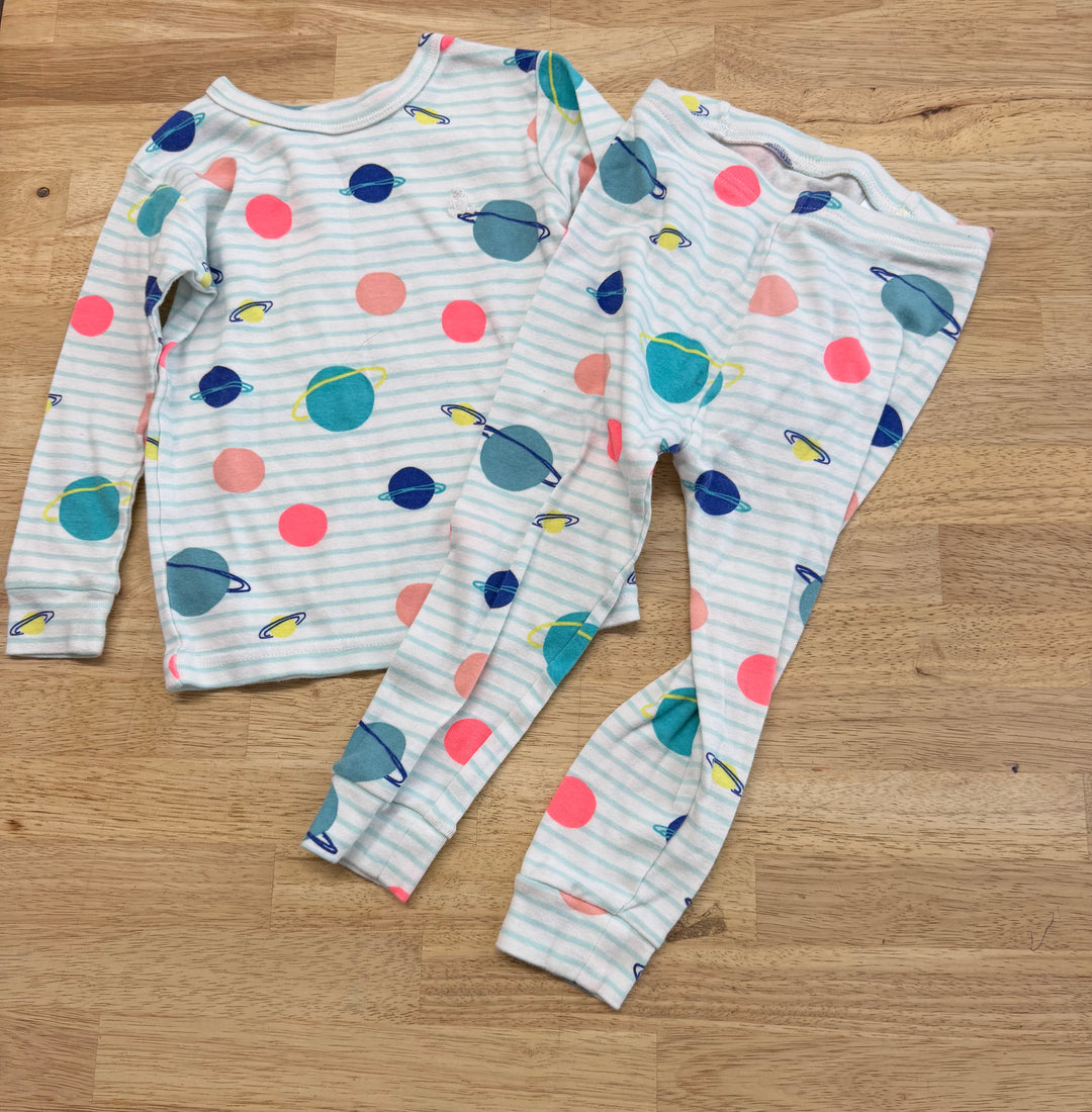 Baby Gap Space PJ Set – 2 | Blue Stripes