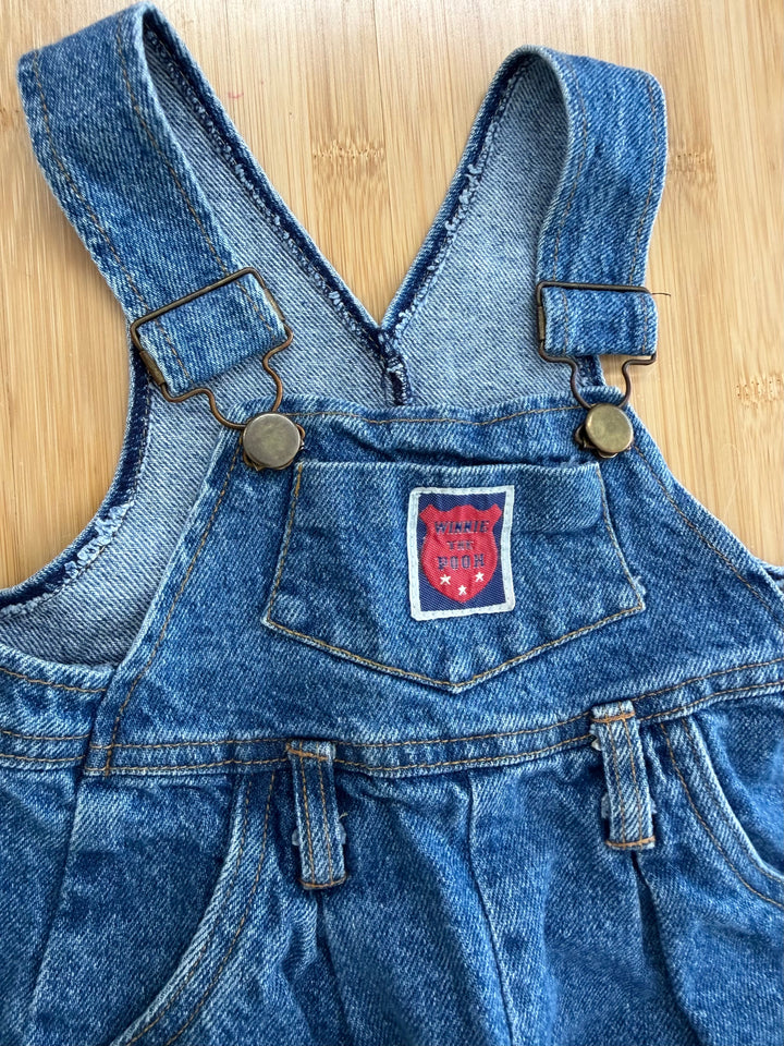 Winnie the Pooh Vintage Denim Overalls – 12M (26 lbs)