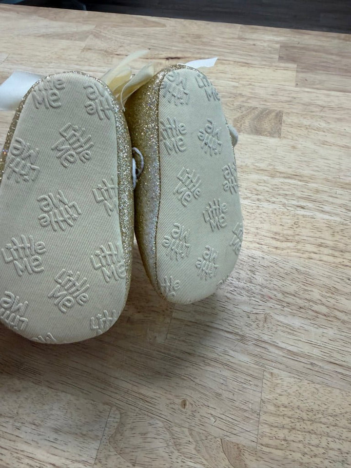 Little Me Slippers – 3 | Gold - Nest and Sprout - Consignment