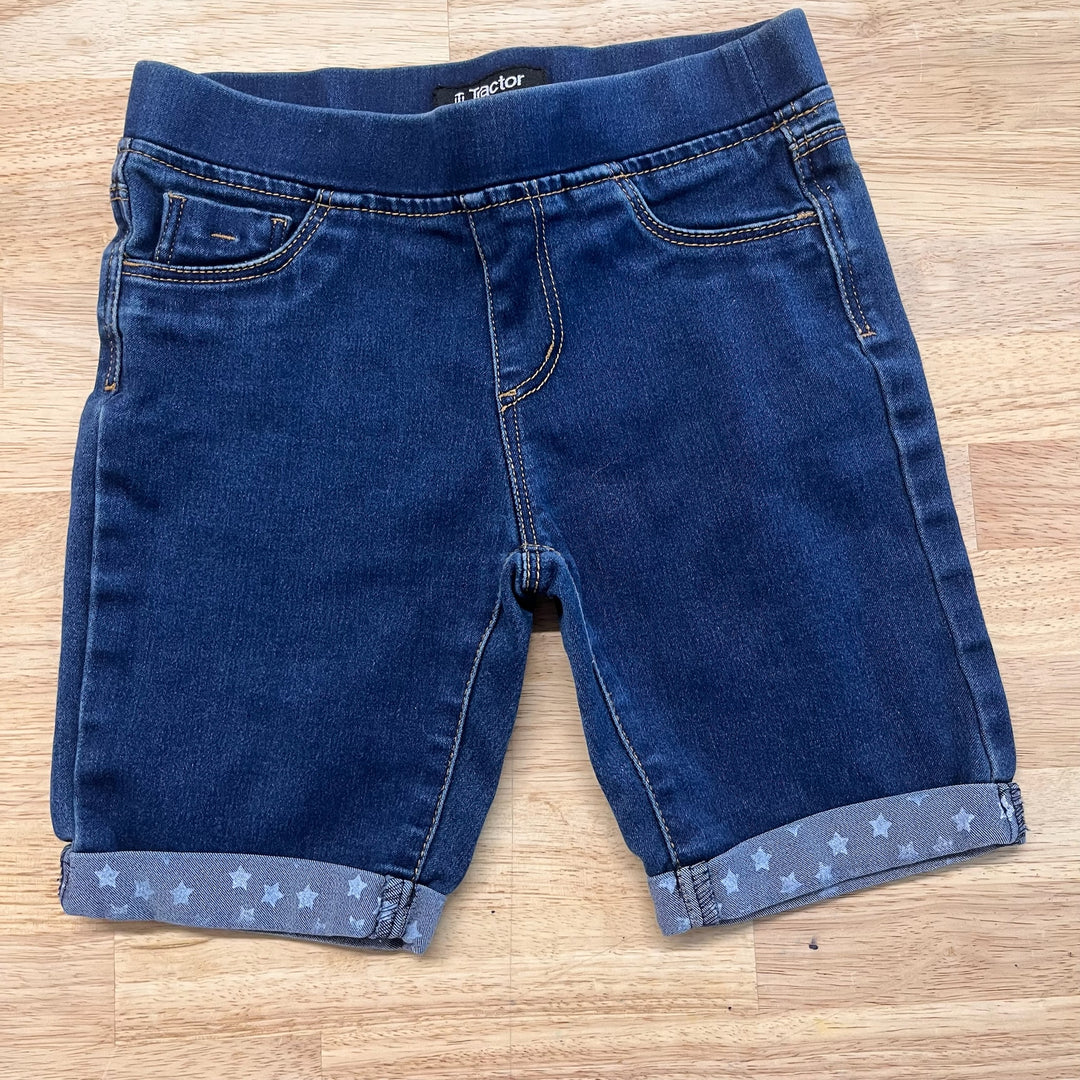Tractor Denim Shorts – Size 7, Star Hem