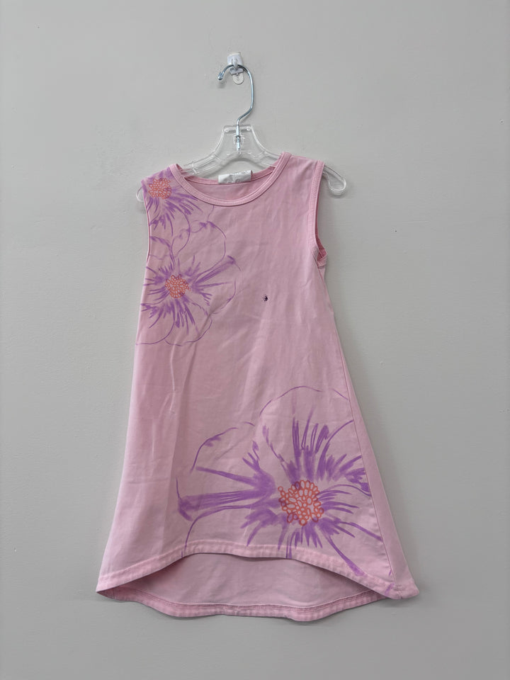 Peekaboo Beans Garden Party Dress (Size 4, Light Pink and Purple)