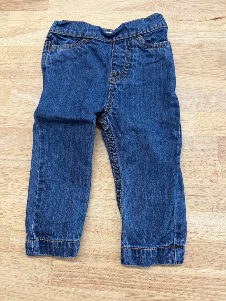 Pehr Jeans – 6–12M | Medium Dark Wash Pull - On Straight Leg - Nest and Sprout - Consignment