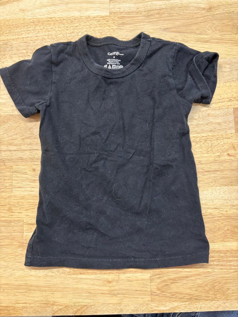 George Tee – 4Y Black Shirt - Nest and Sprout - Consignment