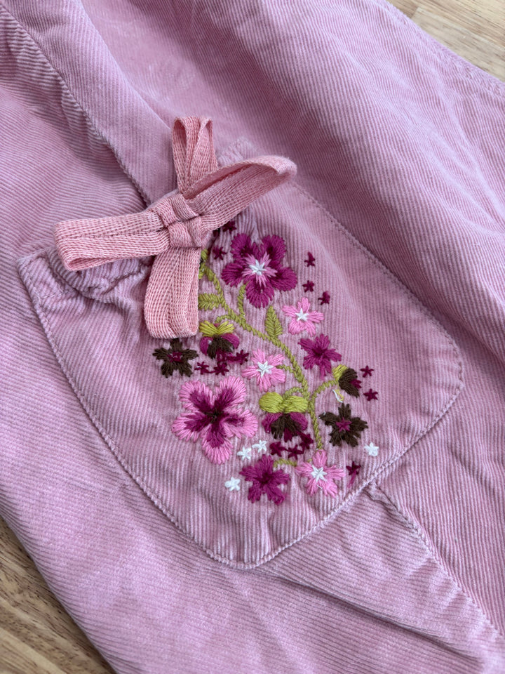 H&M 3-4Y Pink Corduroy Sleeveless Dress