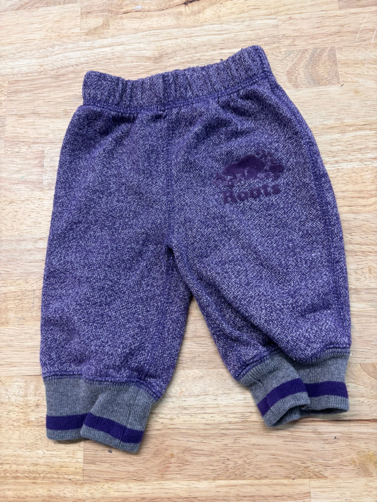 Roots Cabin Joggers – Size 3–6M
