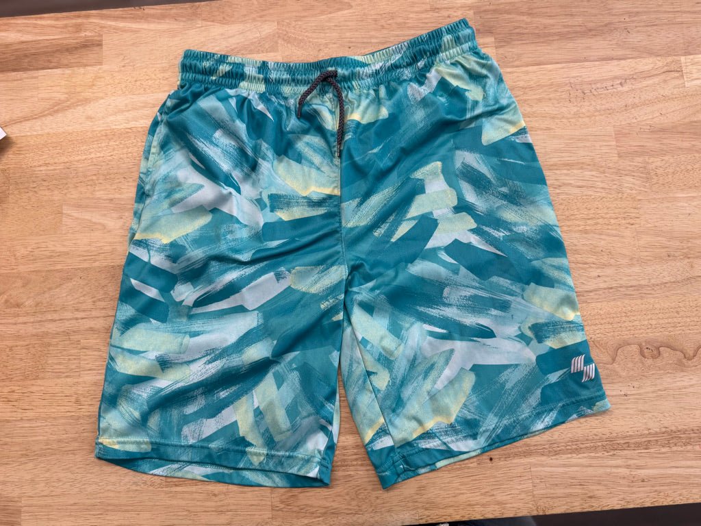The Place Sport Shorts – XXL (14–16Y) | Turquoise - Nest and Sprout - Consignment