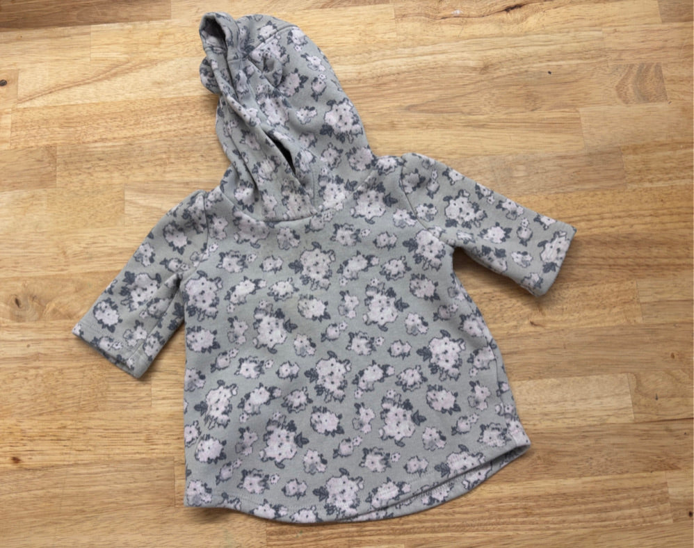 Gap Knit Sweatshirt Dress – Size 0–3M