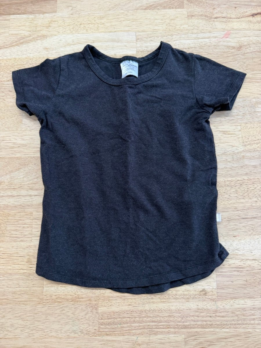 Jax & Lennon Black Short Sleeve Shirt – 18–24M - Nest and Sprout-Consignment