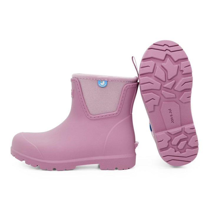 Jan &amp; Jul Cozy-Dry Harbour Ankle Rain Boots - Dark Plum - Nest and Sprout-Jan &amp; Jul