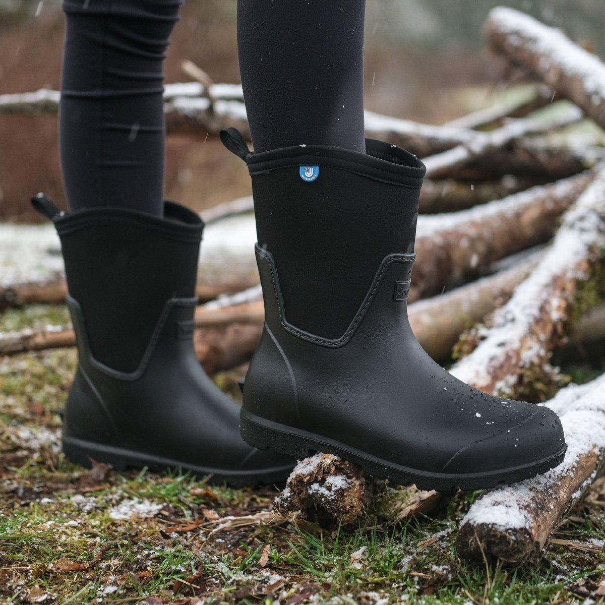 Jan & Jul Harbour Rain Boots – Black - Nest and Sprout-Jan & Jul