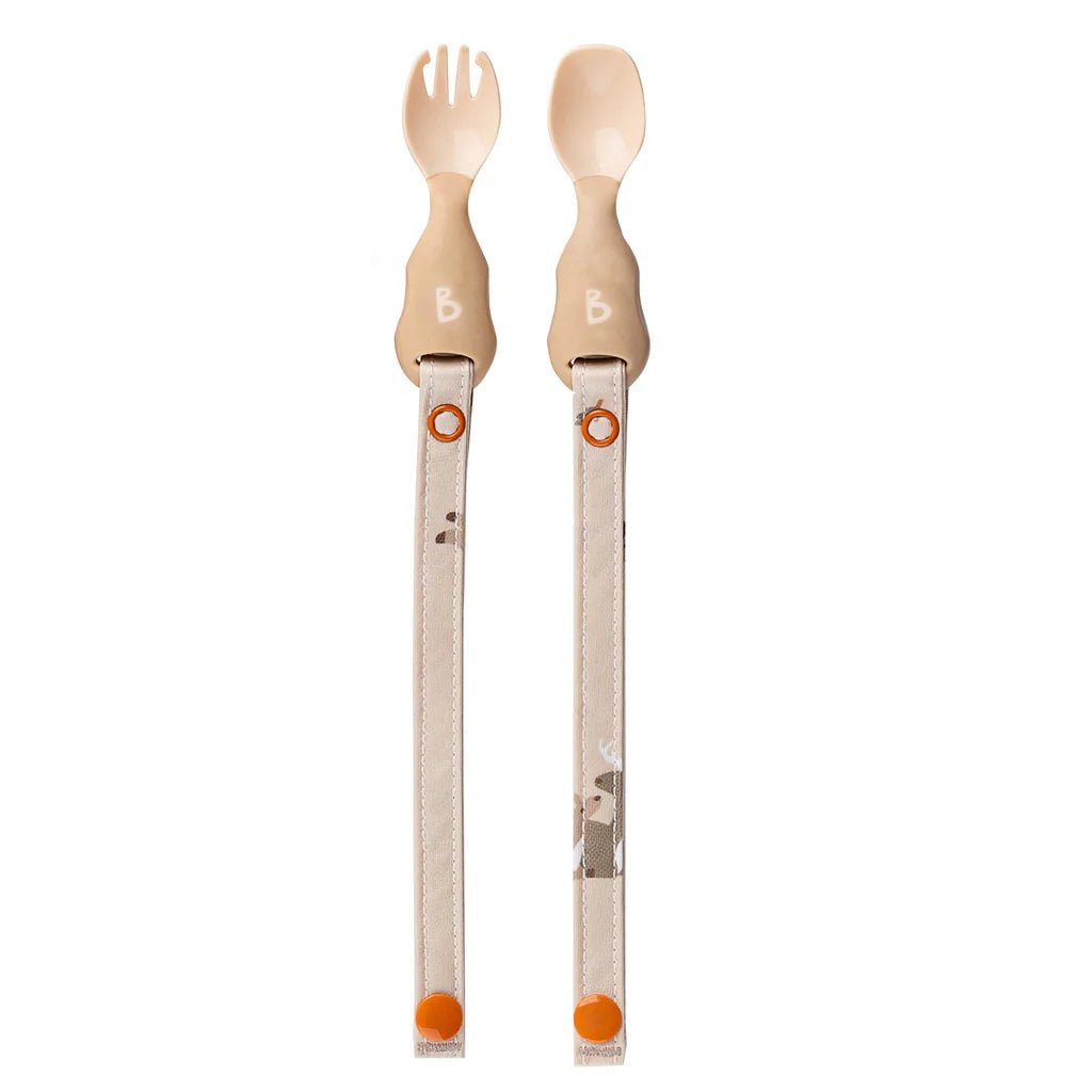 Handi Cutlery: Attachable Baby Cutlery - Nest and Sprout - Bibado