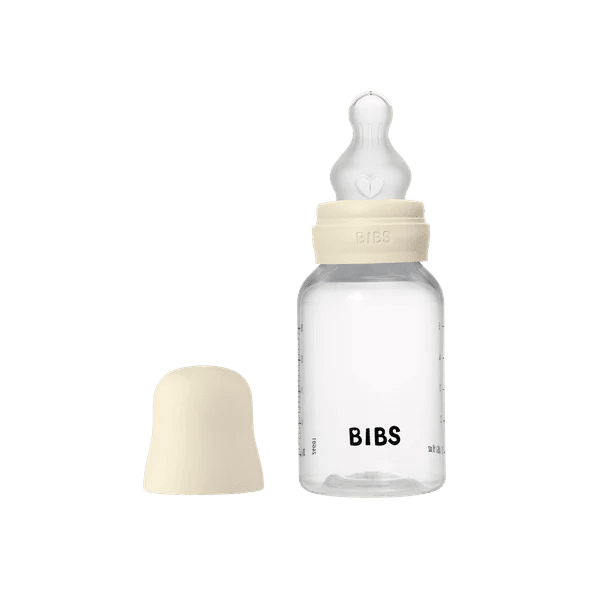 BIBS 150ml Plastic Bottle | Slow Flow Silicone | 2 Pack - Nest and Sprout - BIBS