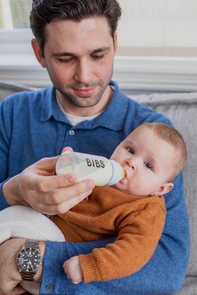 BIBS 110ml Glass Bottle | Latex - Nest and Sprout - BIBS