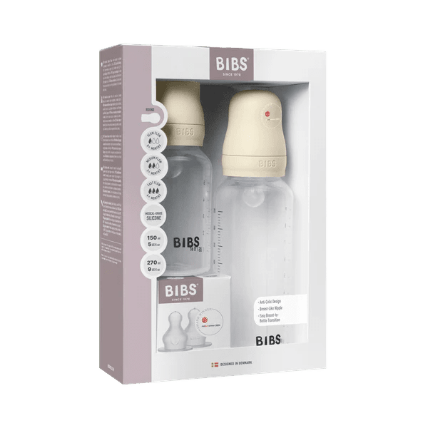 BIBS Grow and Flow Plastic Bottle Set | Silicone - Nest and Sprout - BIBS