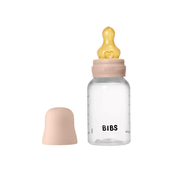 BIBS 150mL Plastic Baby Bottle | Slow Flow Latex Nipple - Nest and Sprout - BIBS