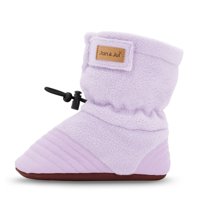 Jan & Jul Baby Stay-Put Cozy Booties – Lavender - Nest and Sprout-Jan & Jul