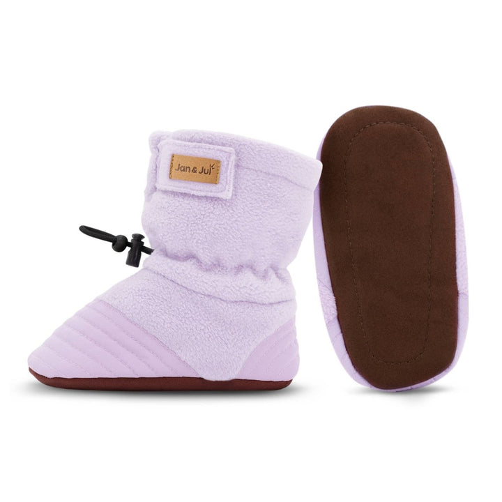 Jan & Jul Baby Stay-Put Cozy Booties – Lavender - Nest and Sprout-Jan & Jul
