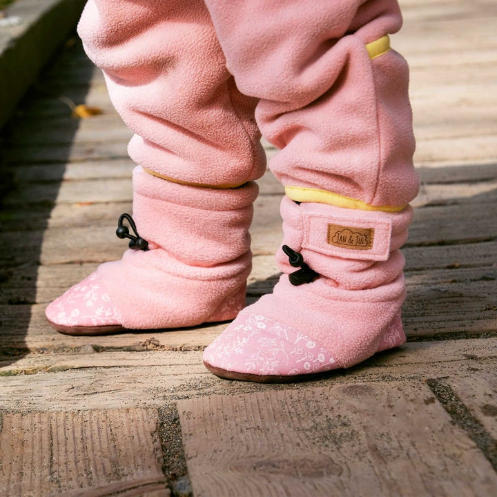 Jan & Jul Baby Stay-Put Cozy Booties – Lavender - Nest and Sprout-Jan & Jul