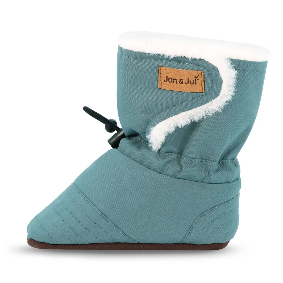 Jan & Jul Baby Stay-Put Winter Booties – Dark Spruce - Nest and Sprout-Jan & Jul