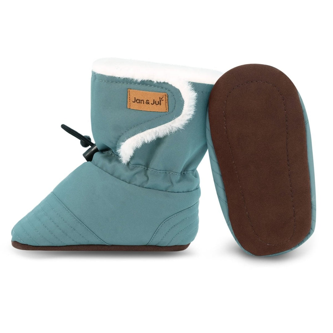 Jan & Jul Baby Stay-Put Winter Booties – Dark Spruce