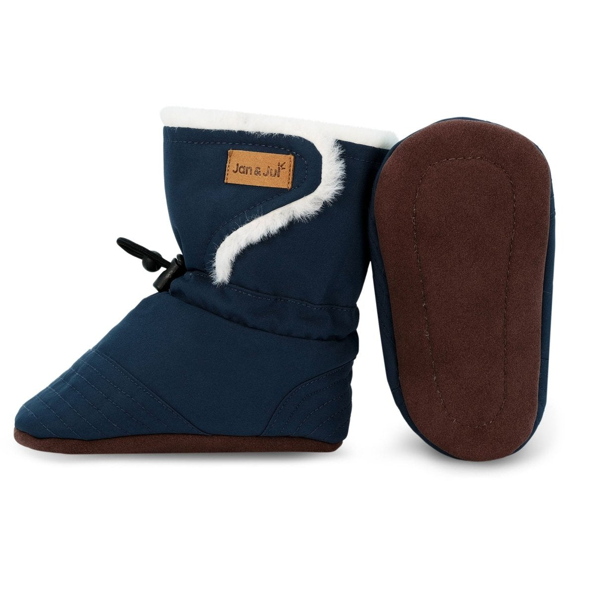 Jan & Jul Baby Stay-Put Winter Booties – Dark Navy - Nest and Sprout-Jan & Jul