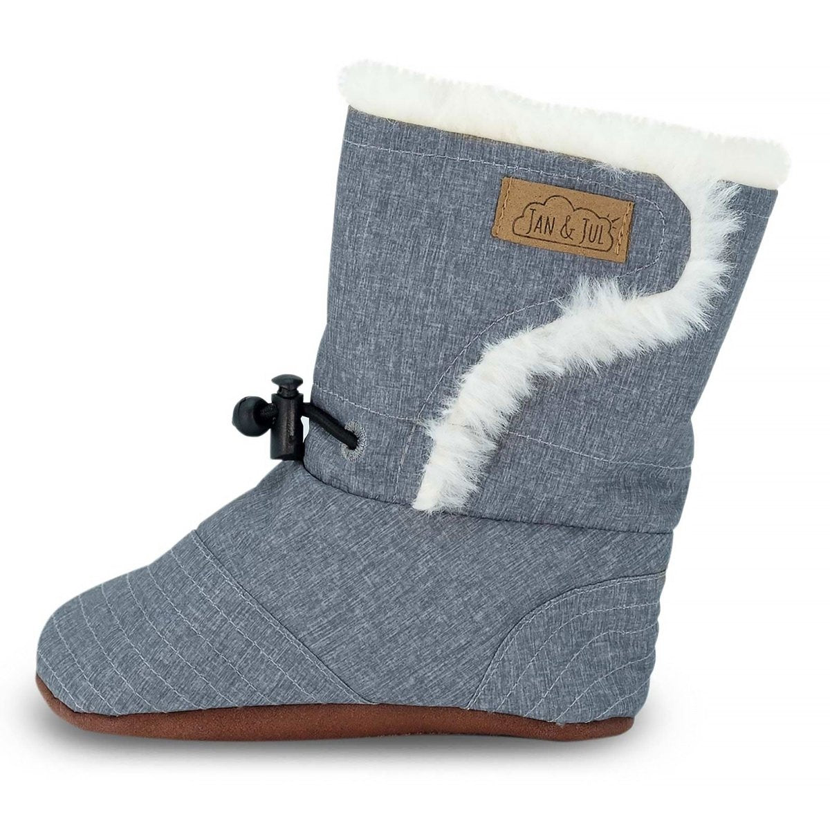 Jan & Jul Stay-Put Winter Booties – Heather Grey - Nest and Sprout-Jan & Jul