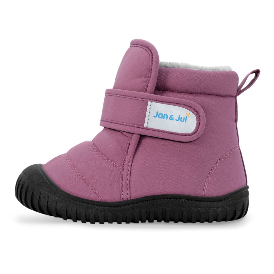 Jan & Jul Kids Insulated Ankle Boots – Dark Plum - Nest and Sprout-Jan & Jul