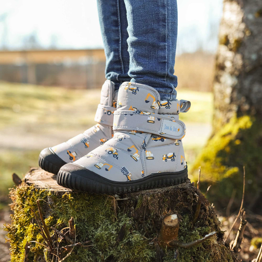 Kids Insulated Ankle Boots | Construction