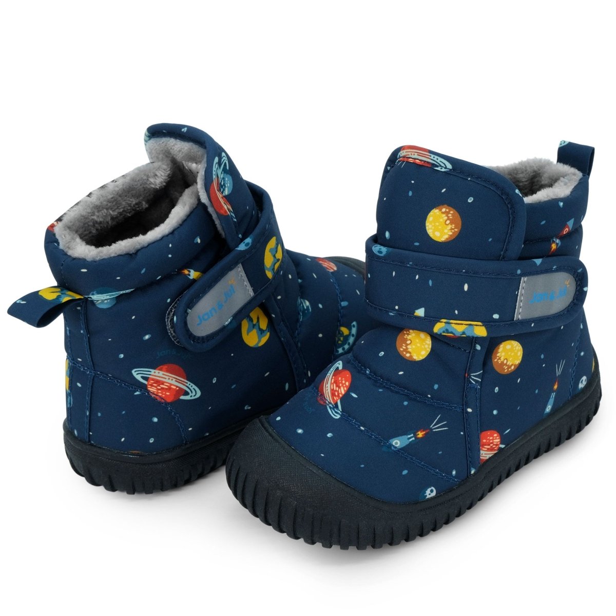 Jan & Jul Kids Insulated Ankle Boots – Planet Patrol - Nest and Sprout-Jan & Jul