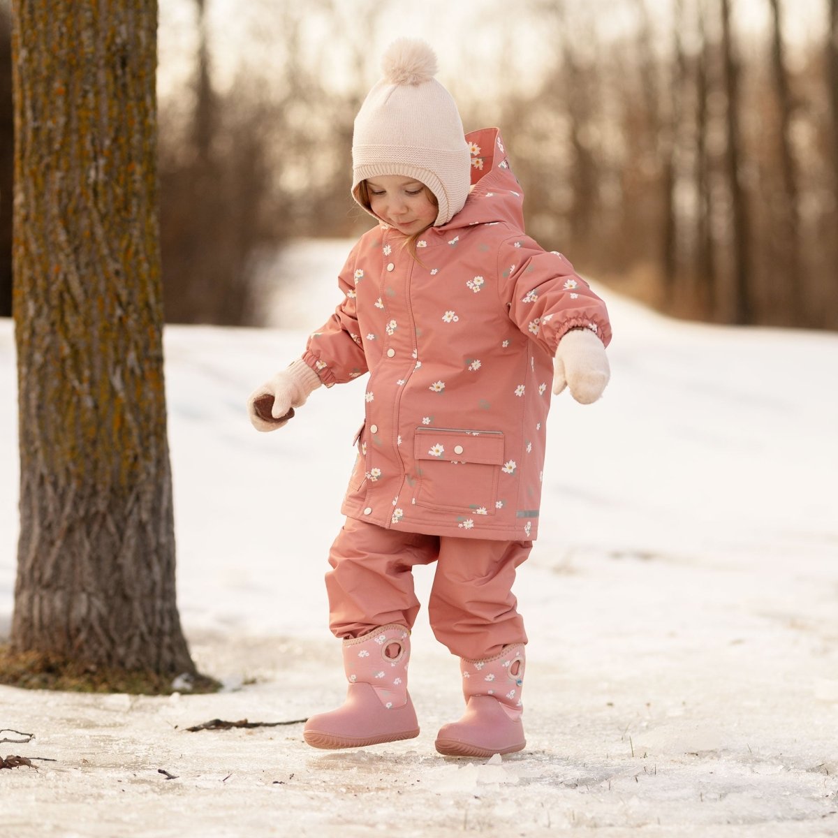 Toasty - Dry Lite Winter Boots | Apricot Flower - Nest and Sprout - Jan & Jul