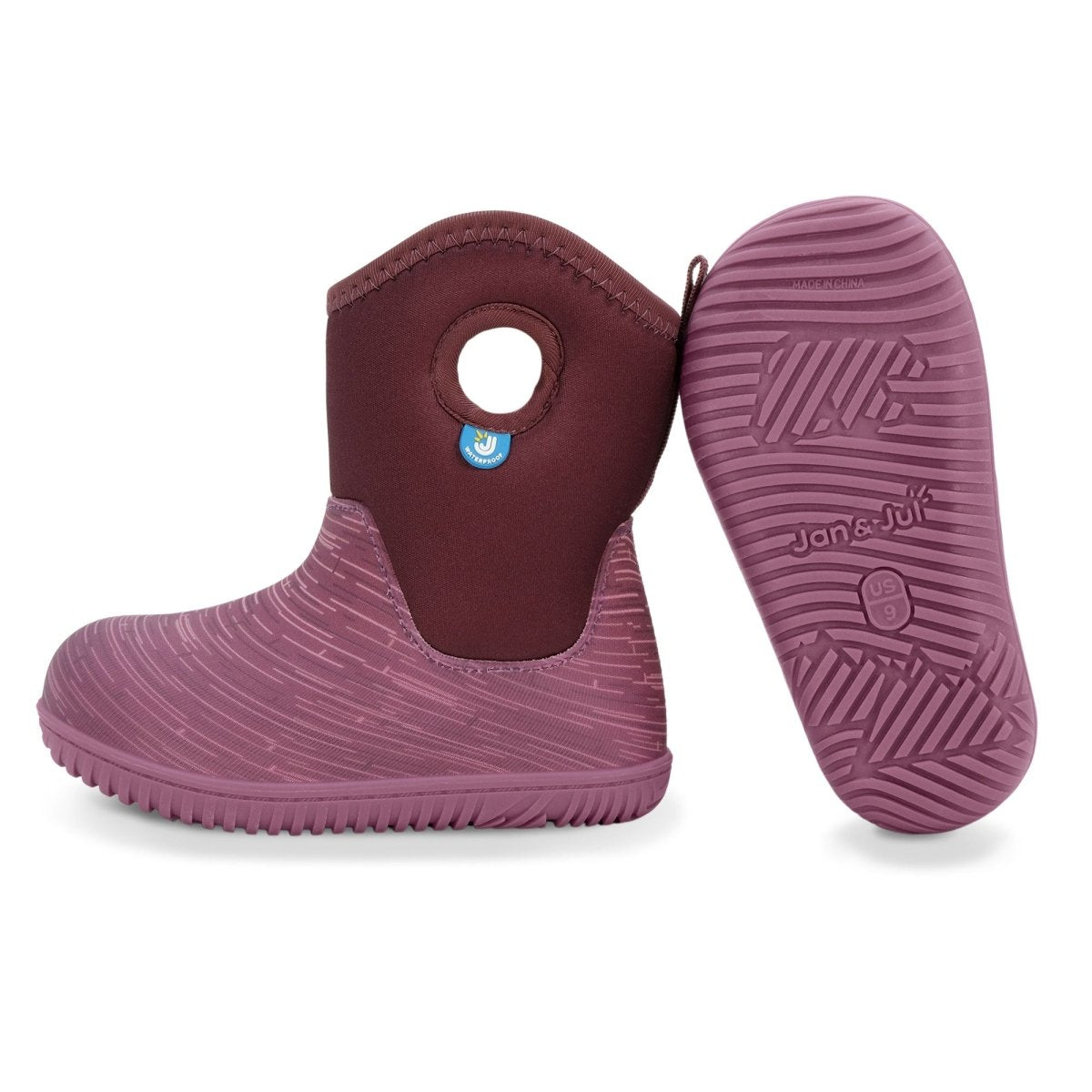 Jan & Jul *NEW* Winter Boots – Toasty-Dry Lite – Dark Plum Birch - Nest and Sprout-Jan & Jul