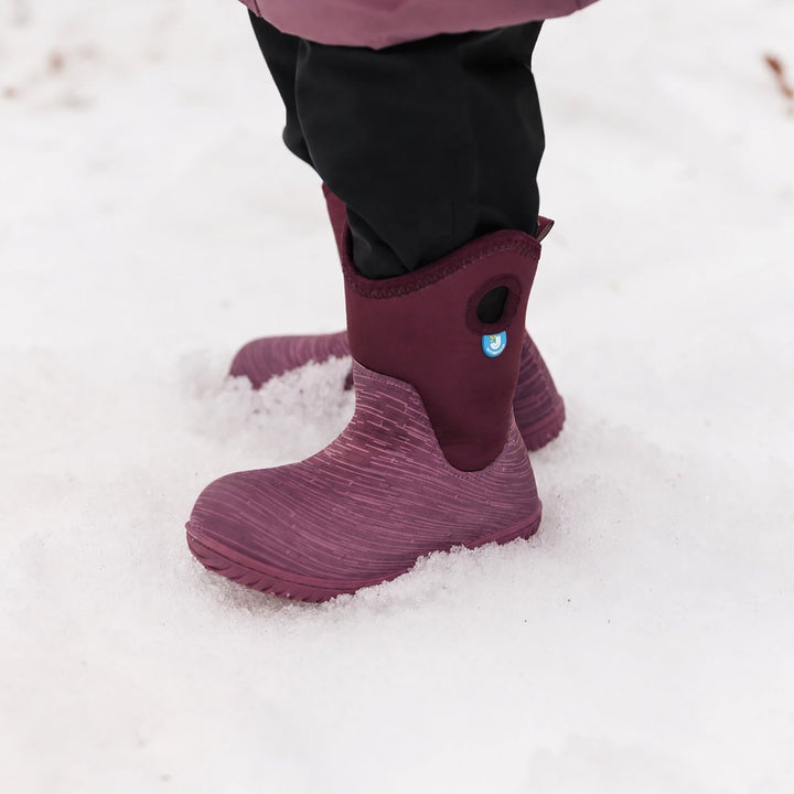 Jan &amp; Jul *NEW* Winter Boots – Toasty-Dry Lite – Dark Plum Birch - Nest and Sprout-Jan &amp; Jul