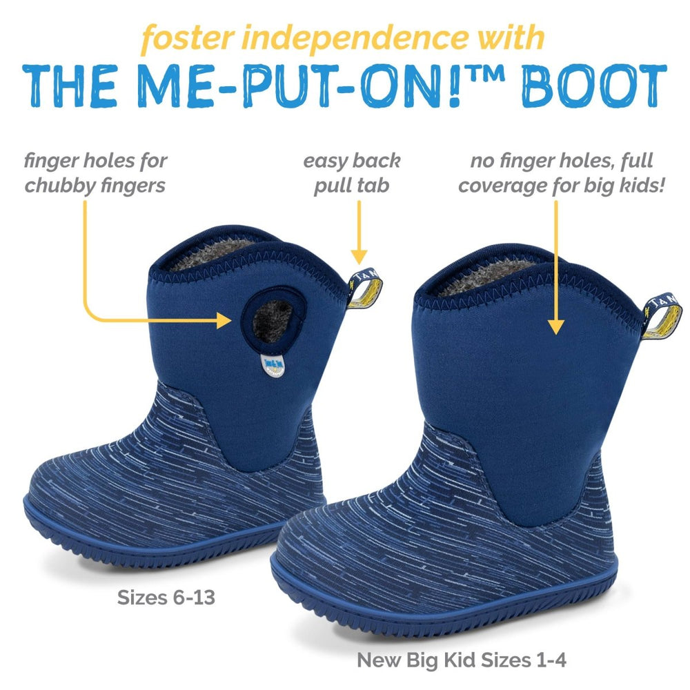 Jan & Jul ORIGINAL Toasty-Dry Lite Winter Boots – Grey Construction - Nest and Sprout-Jan & Jul