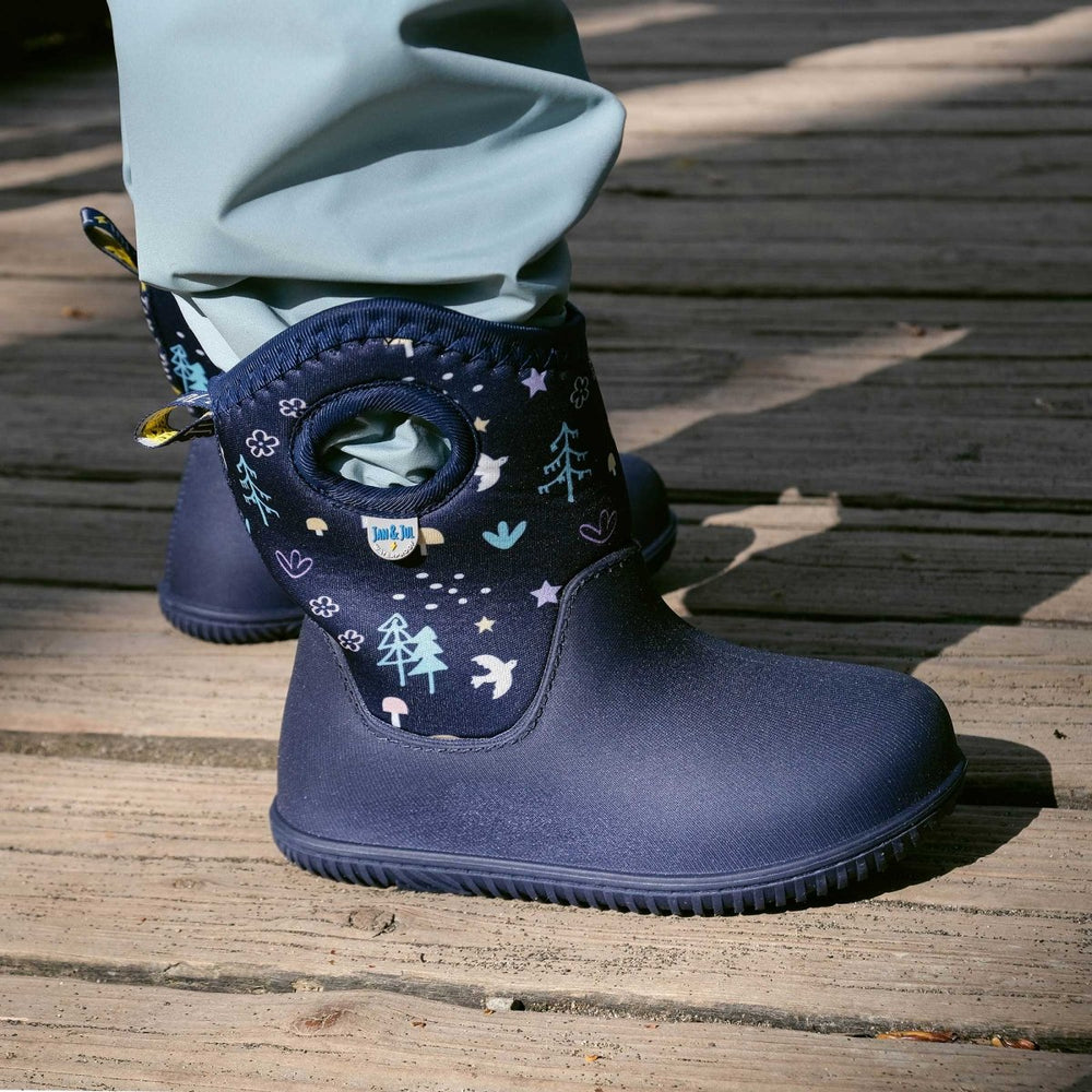 Jan & Jul ORIGINAL Toasty-Dry Lite Winter Boots – Navy Forest - Nest and Sprout-Jan & Jul