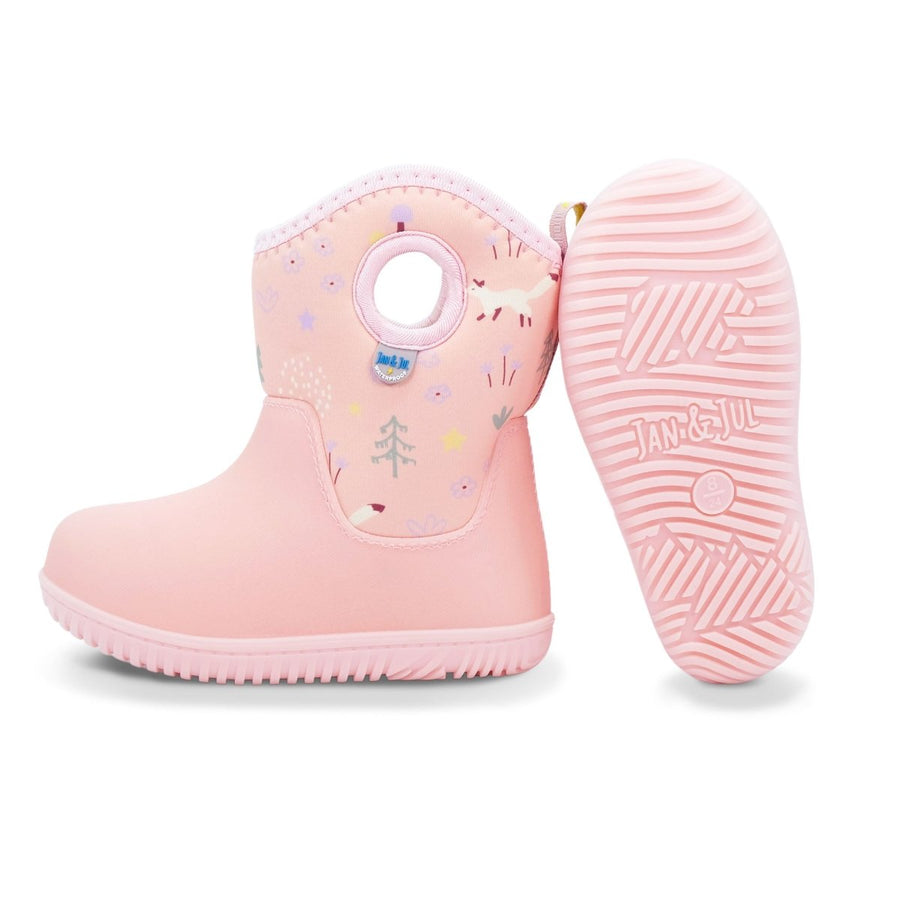 Jan & Jul ORIGINAL Toasty-Dry Lite Winter Boots – Pink Forest - Nest and Sprout-Jan & Jul
