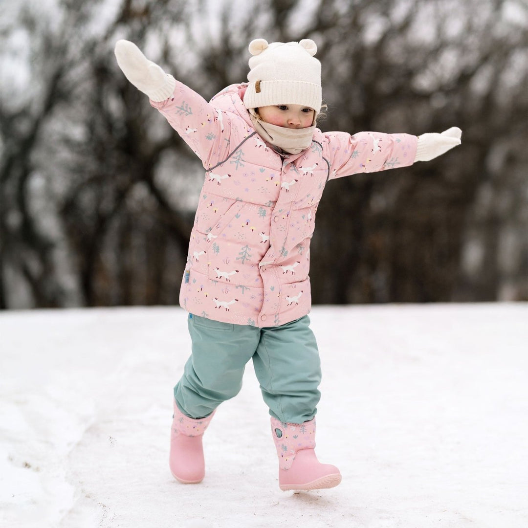 Jan & Jul ORIGINAL Toasty-Dry Lite Winter Boots – Pink Forest - Nest and Sprout-Jan & Jul
