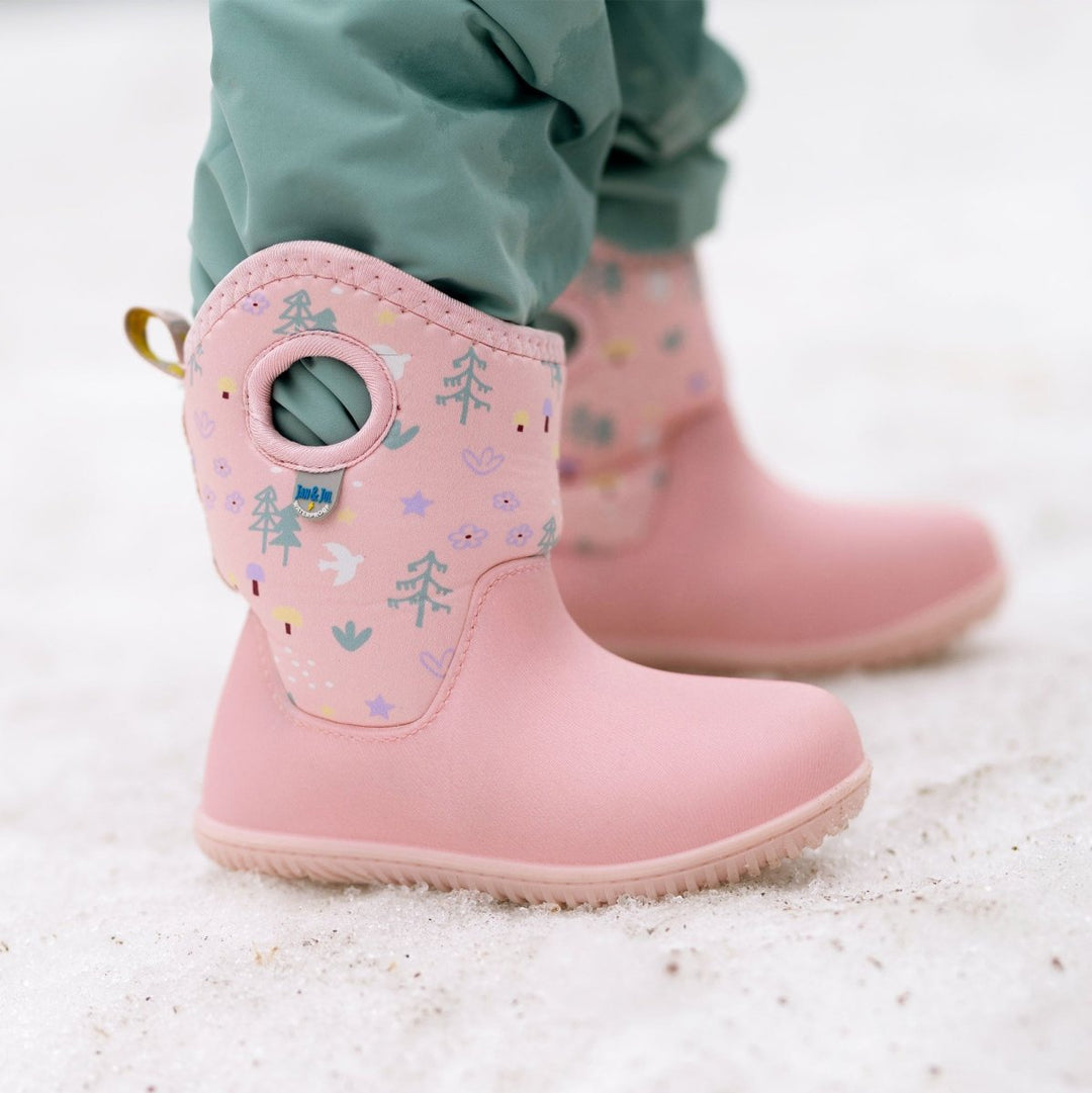 Jan & Jul ORIGINAL Toasty-Dry Lite Winter Boots – Pink Forest - Nest and Sprout-Jan & Jul
