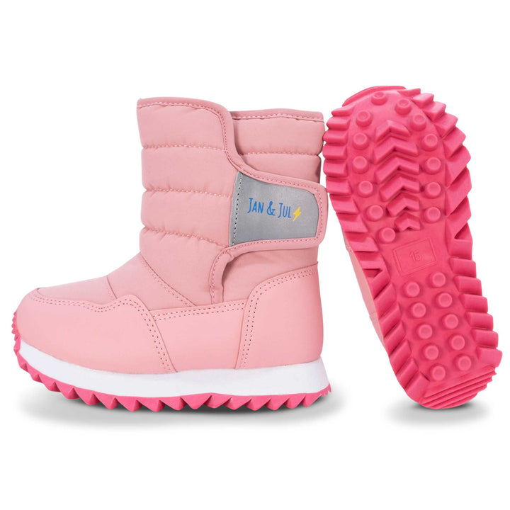 Toasty-Dry Tall Puffy Winter Boots | Dusty Pink