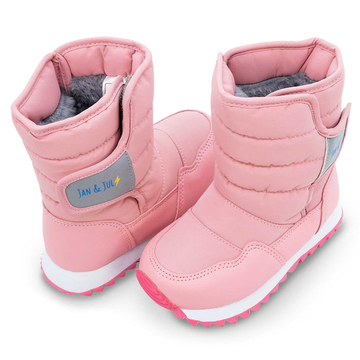 Toasty-Dry Tall Puffy Winter Boots | Dusty Pink