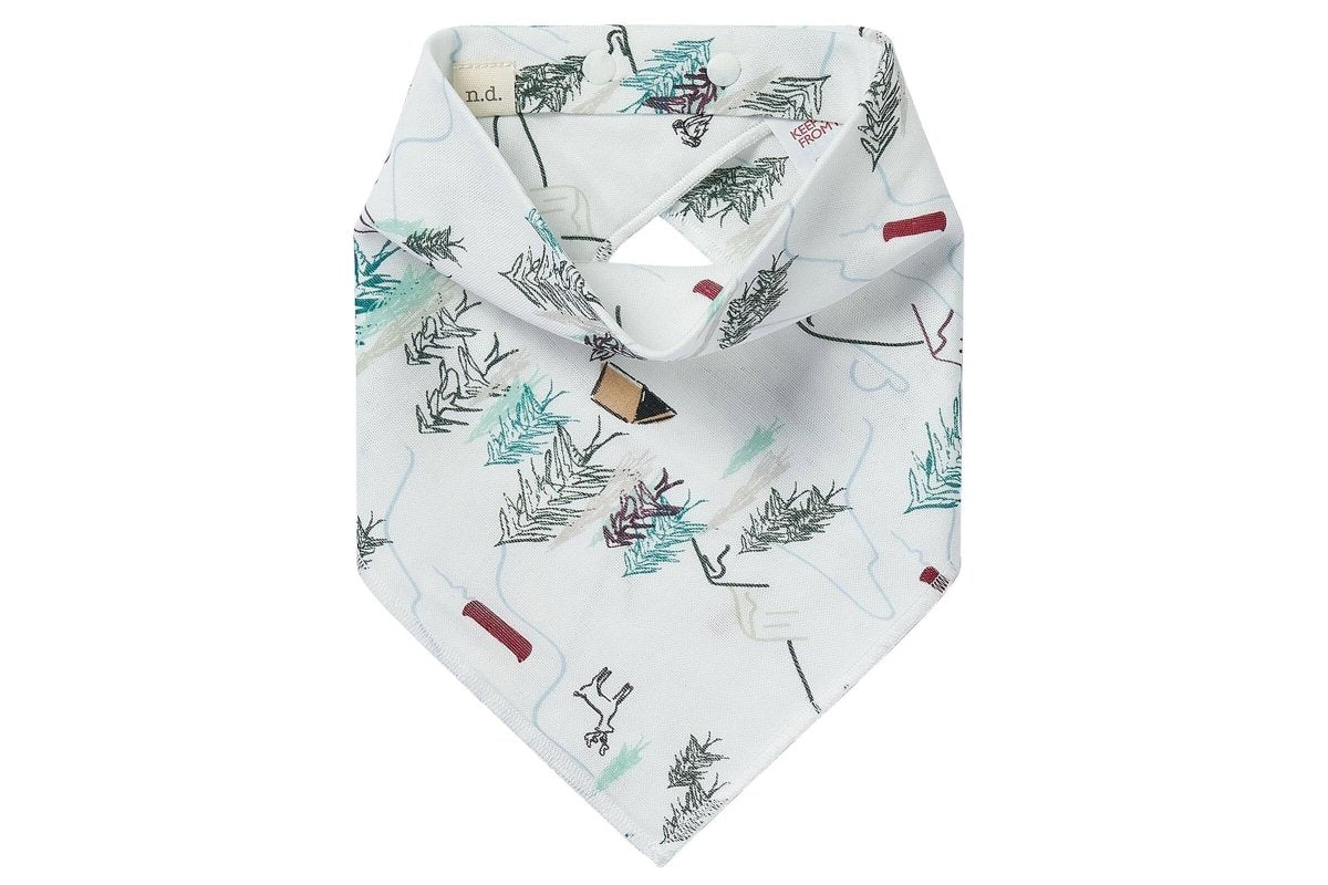 Baby Bandana Bib (Bamboo) - Happy Trails | FINAL SALE - Nest and Sprout - Nest Designs